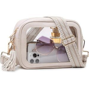 Clear Bag For Stadium Events, Clear Crossbody Purse For Women, Small Stadium